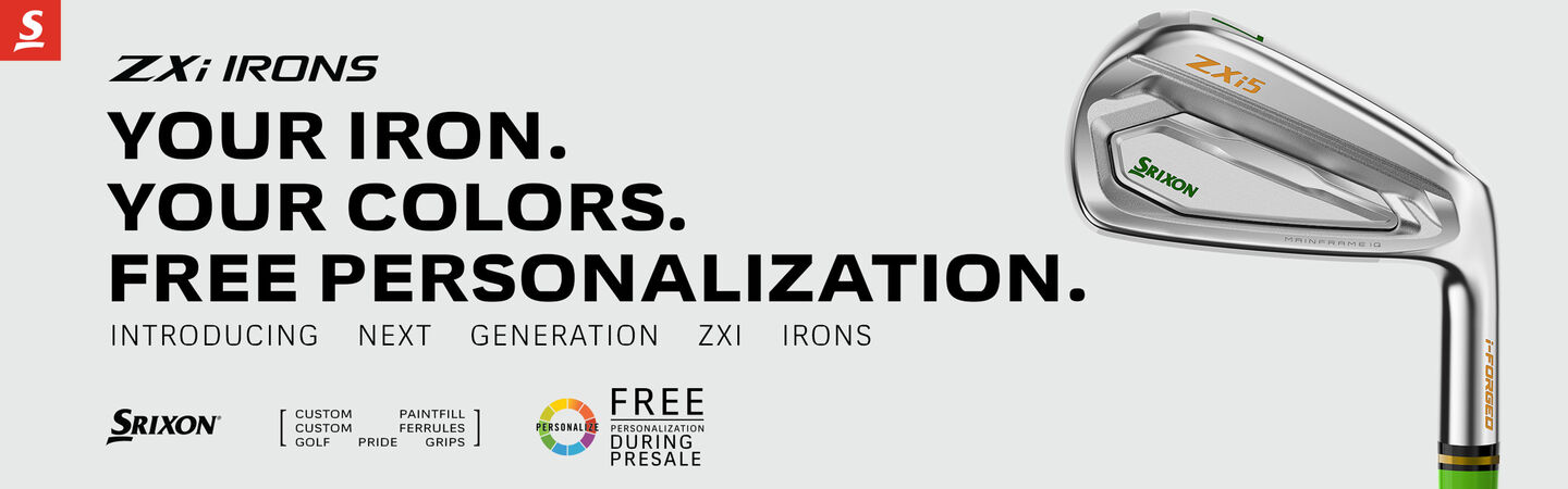ZXi Irons | Your Iron. Your Colors. Free Personalization.