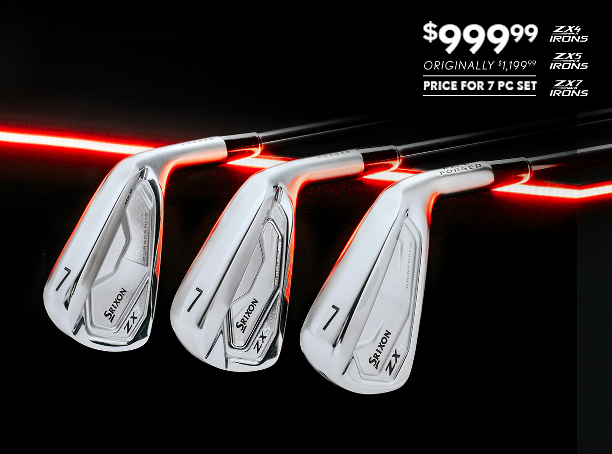 ZX MK II IRONS PRICE DROP