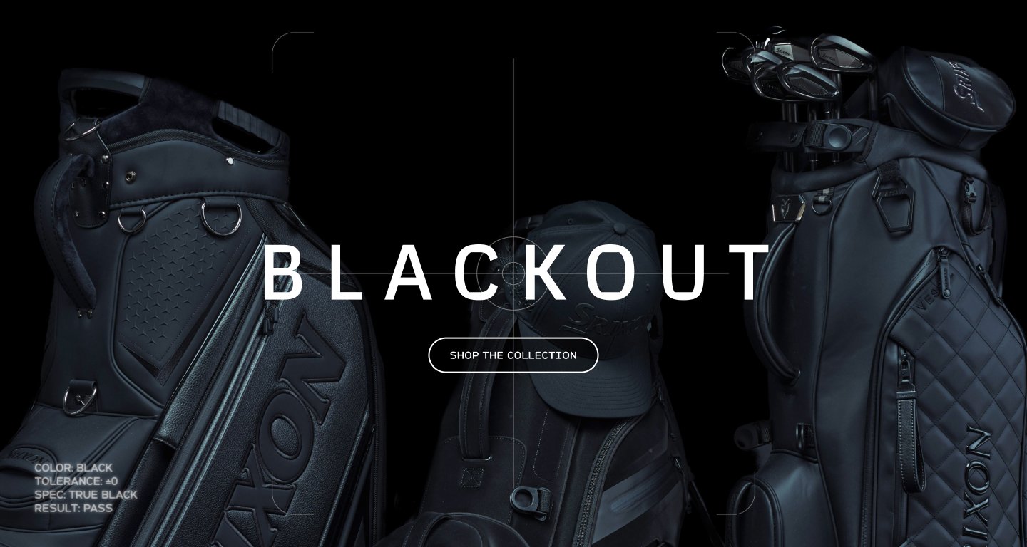 Srixon Blackout Collection