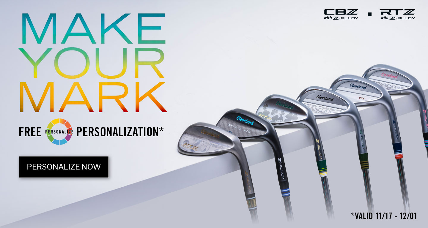 Free Personalization on RTZ and CBZ wedges