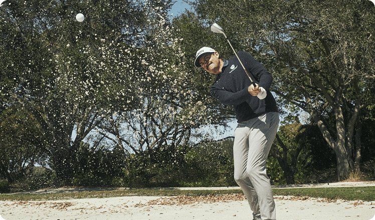 Keegan bunker shot