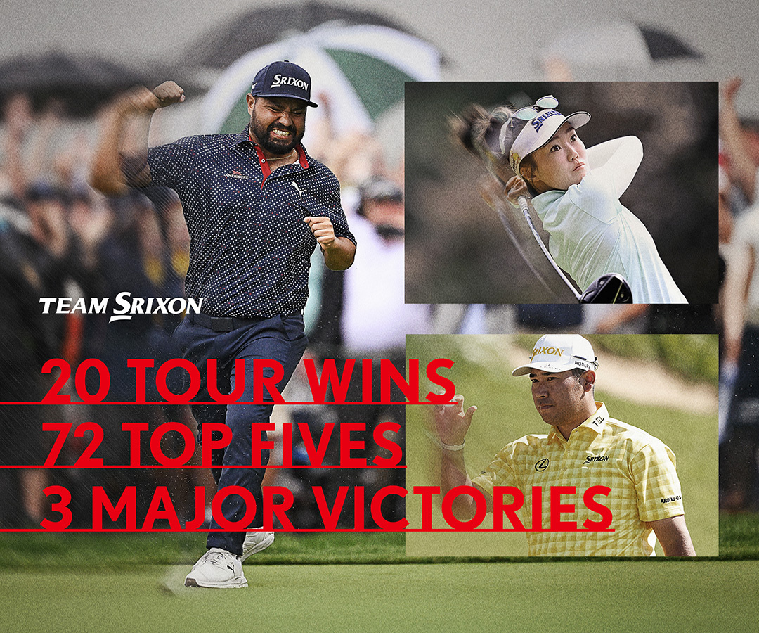 Team Srixon | 20 Tour Wins, 72 Top Fives, 3 Major Victories