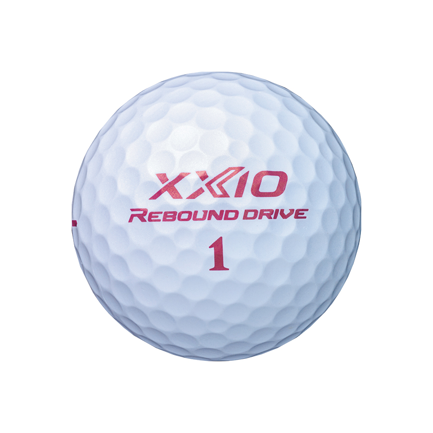 XXIO Rebound Drive Ladies Golf Balls,Premium Pink image number null