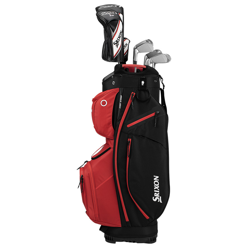 S3 (Srixon Signature Series) Cart Bag,Black/Red image number null