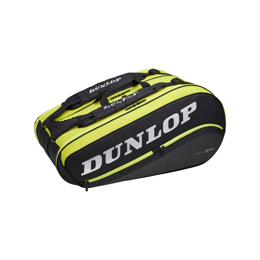 SX Performance 12 Racket Thermo Bag,Black/Yellow image number null