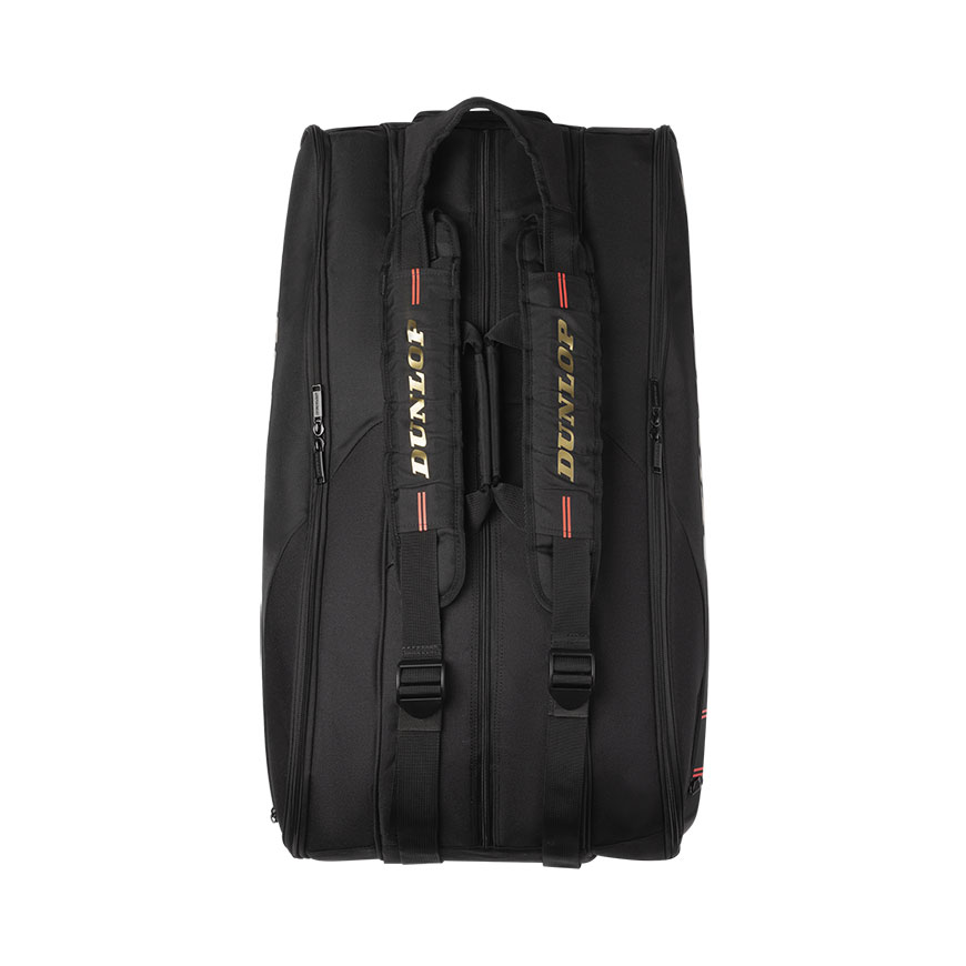 CX Performance Limited 12 Racket Bag,Black/Red/Gold image number null