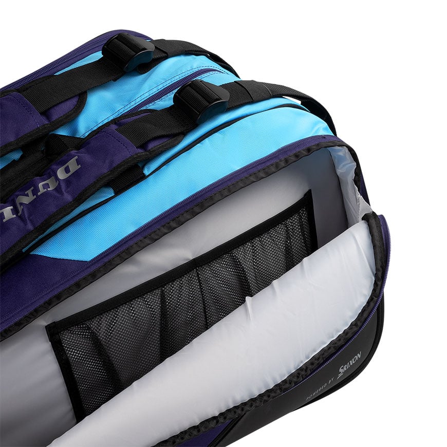 FX PERFORMANCE 12 RACKET BAG,Black / Blue image number null