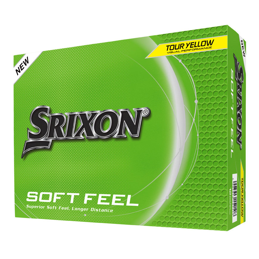 SOFT FEEL Golf Balls,Tour Yellow