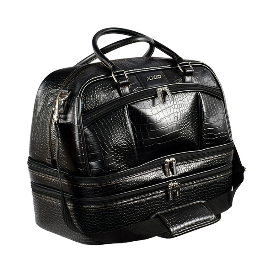 XXIO Boston Bag with Shoe Case,Black