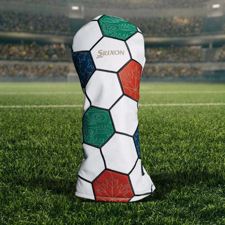 Global Stage Headcover,White/Blue/Green/Red