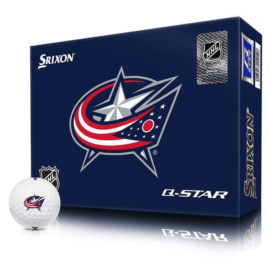 NHL LOGO Q-STAR Golf Balls,Columbus-Blue-Jackets