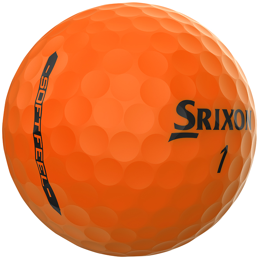 SOFT FEEL BRITE Golf Balls,Brite Orange image number null