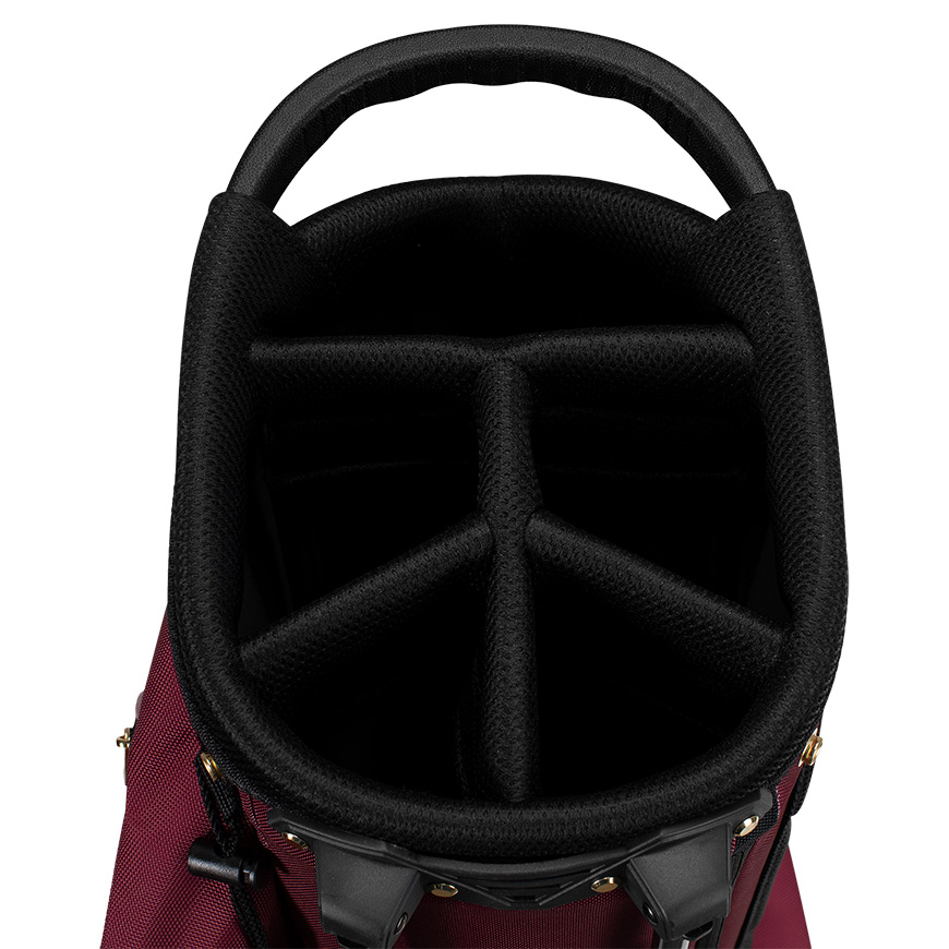 Summer Major Stand Bag,Wine/Navy image number null