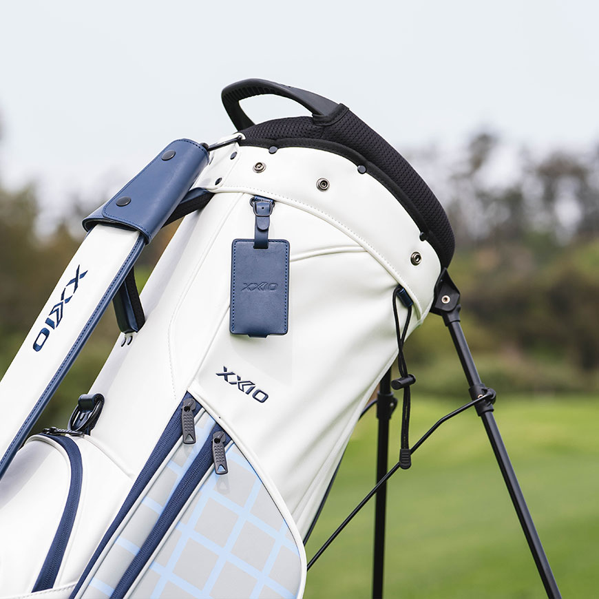 XXIO Limited Edition Ladies Stand Bag,White/Light Blue image number null