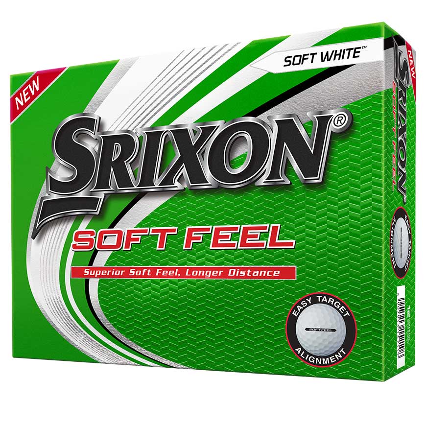 SOFT FEEL Golf Balls,Soft White