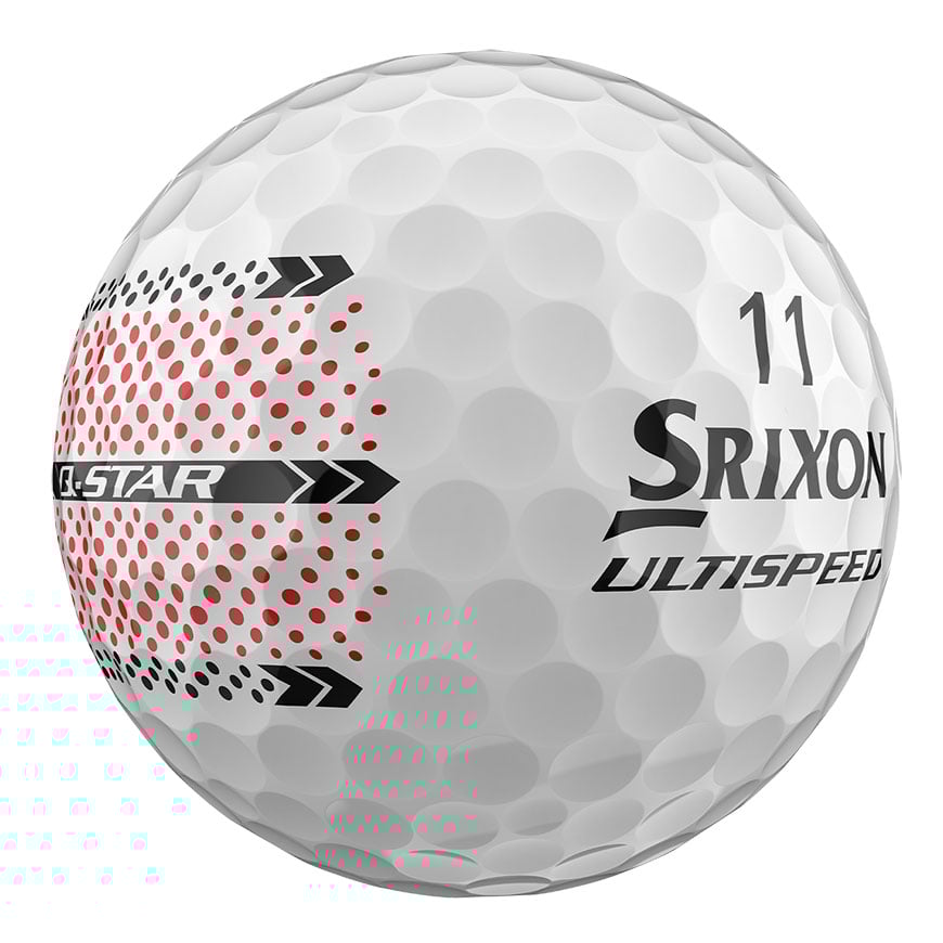 Q-STAR ULTISPEED Golf Balls Trackline,Pure White image number null
