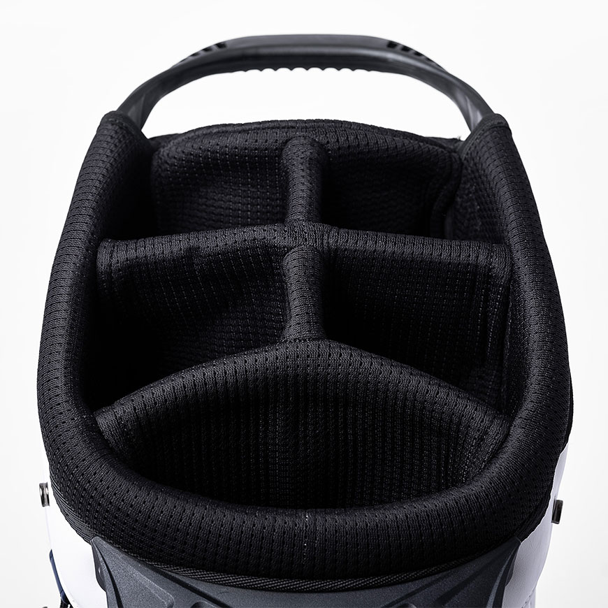 XXIO Limited Edition Ladies Stand Bag,White/Light Blue image number null