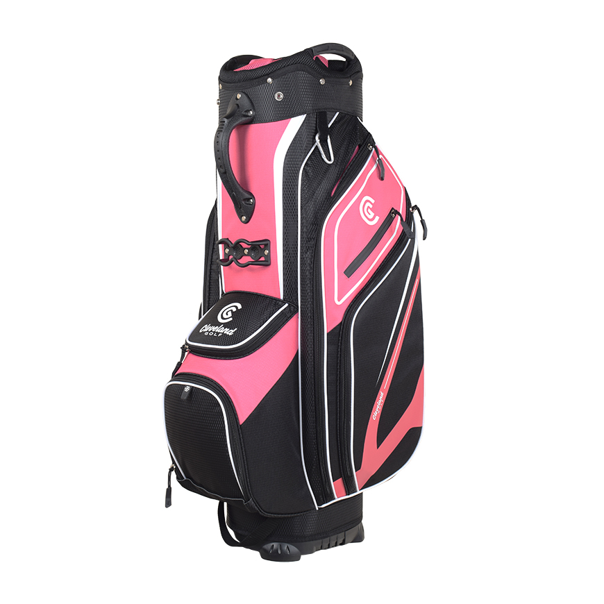 Cleveland Golf Lightweight Cart Bag,Pink/Black