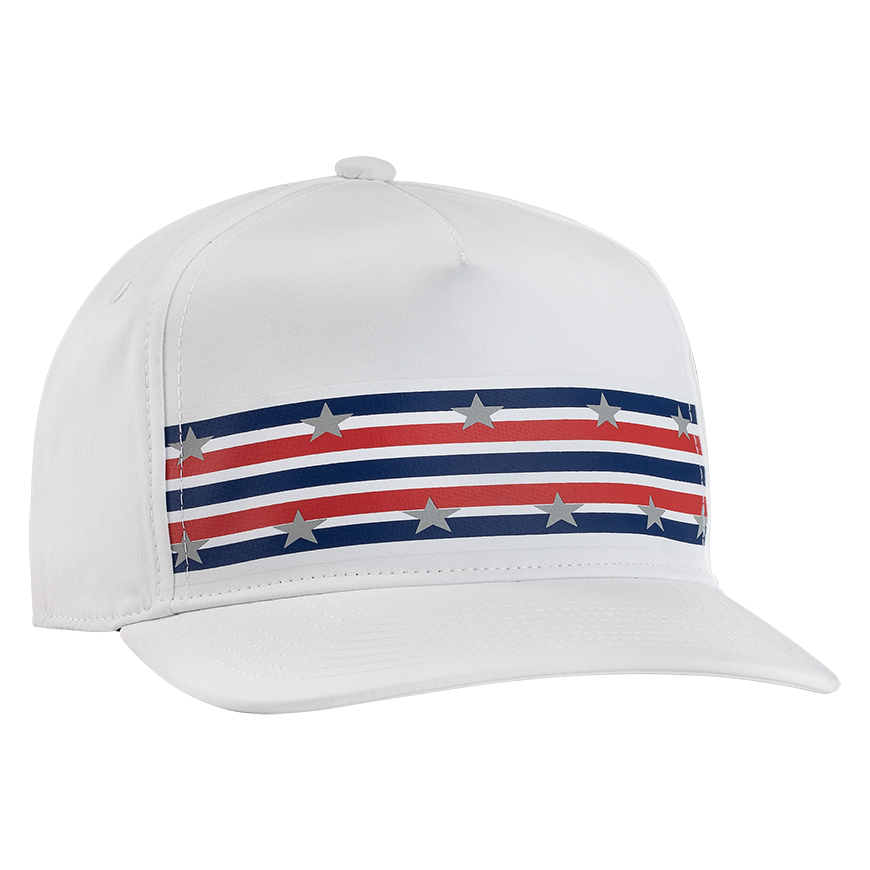 Limited Edition USA Stars & Stripes Hat,White