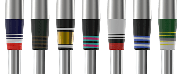 Example CBZ clubs with custom ferrules