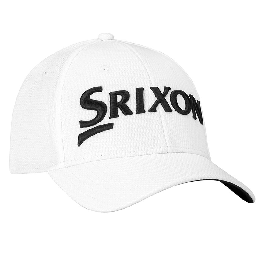 Flexible Fitted Cap,White