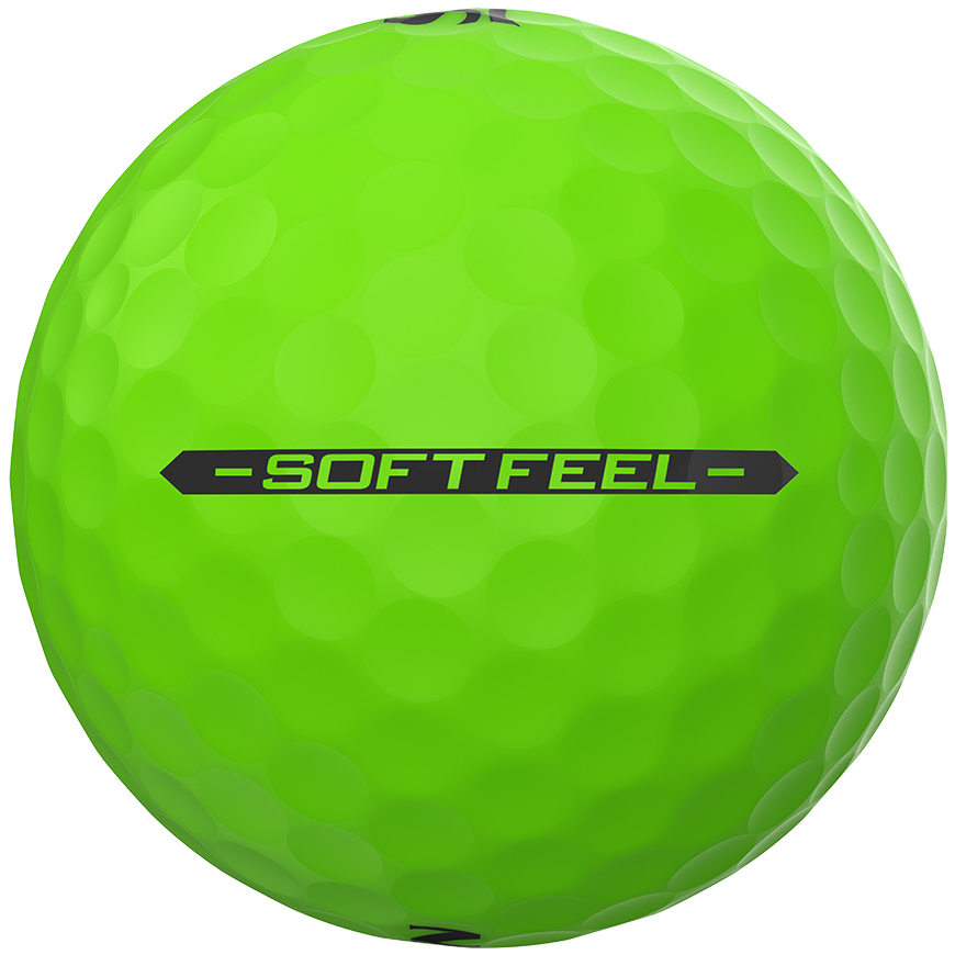 SOFT FEEL BRITE Golf Balls,Brite Green image number null