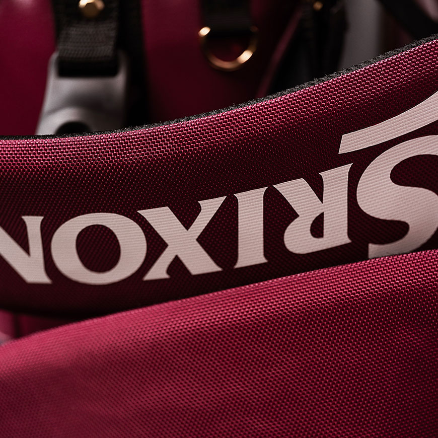 Summer Major Stand Bag,Wine/Navy image number null