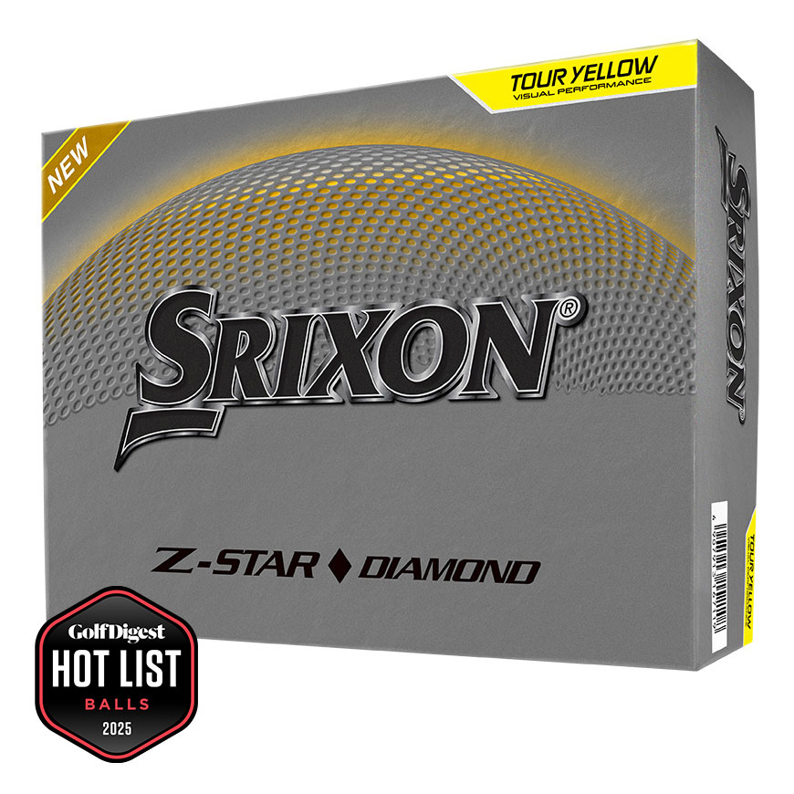 Z-STAR DIAMOND Golf Balls,Tour Yellow