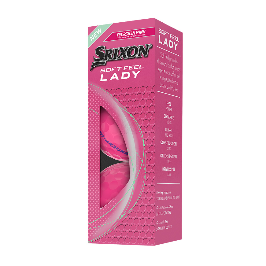 SOFT FEEL LADY Golf Balls,Passion Pink image number null