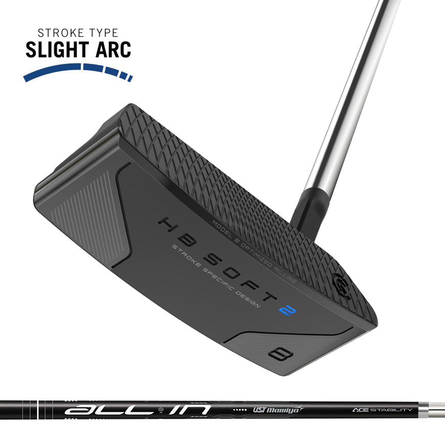 HB SOFT 2 Black Putter – Model 8S