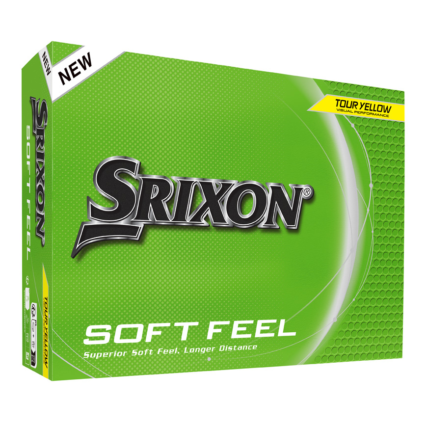 SOFT FEEL Golf Balls,Tour Yellow image number null