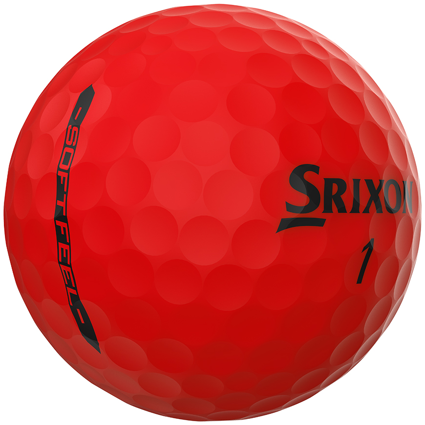 SOFT FEEL BRITE Golf Balls,Brite Red image number null