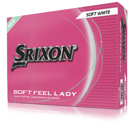 Srixon SOFT FEEL LADY golf ball box and ball