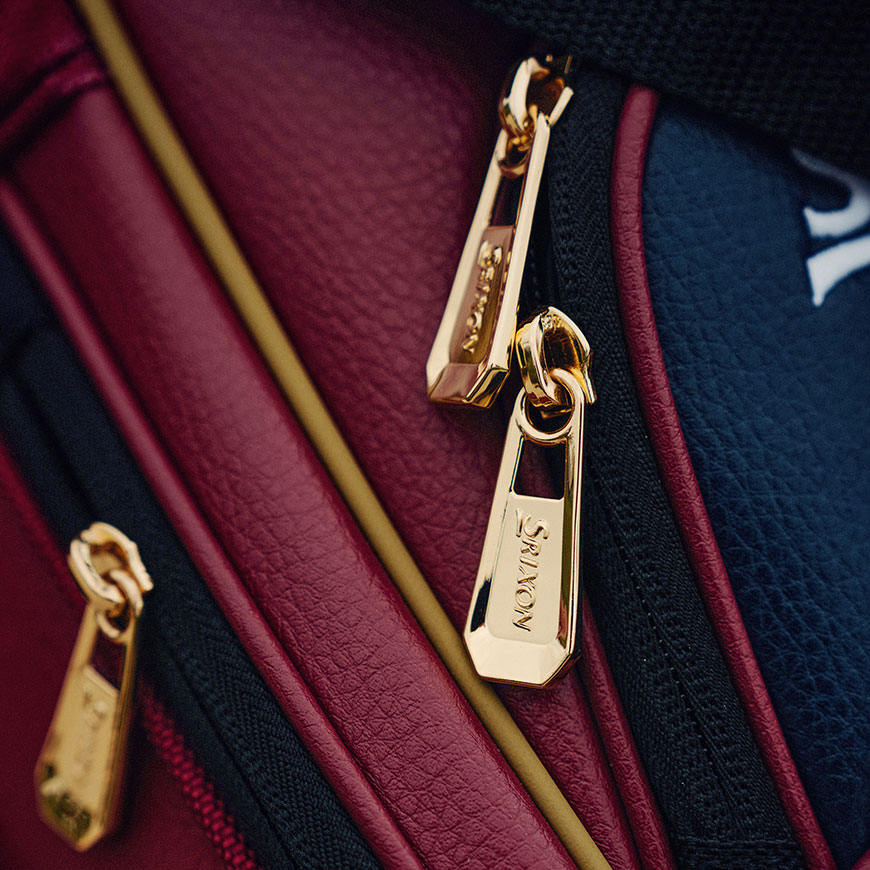 Summer Major Stand Bag,Wine/Navy image number null