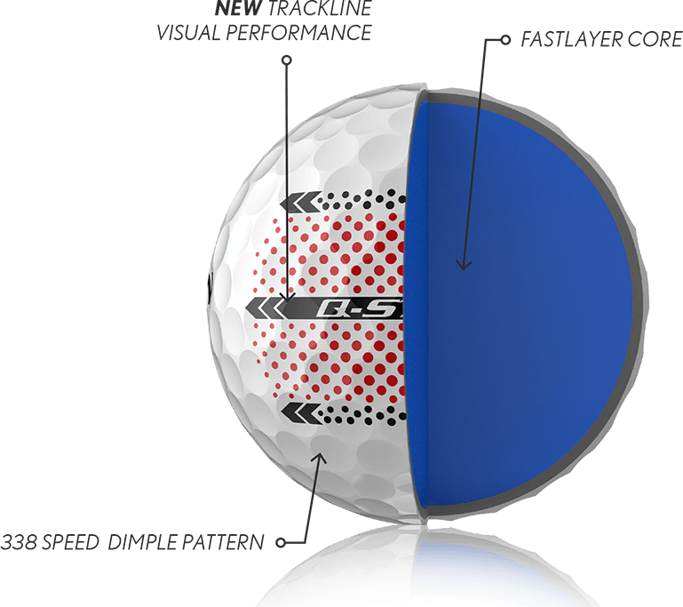 Q-STAR ULTISPEED with TRACKLINE Golf Ball Performance