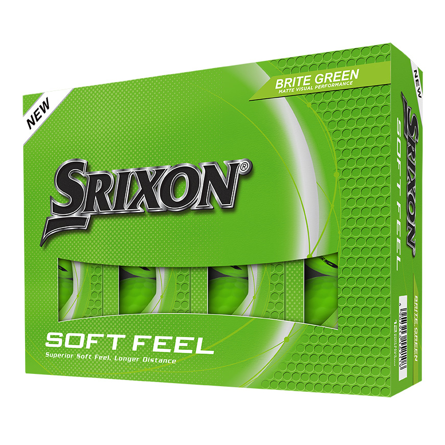 SOFT FEEL BRITE Golf Balls,Brite Green