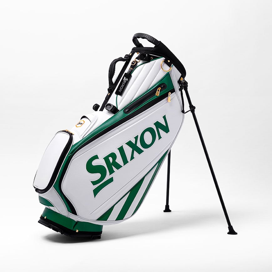 Spring Collection Stand Bag - White/Green