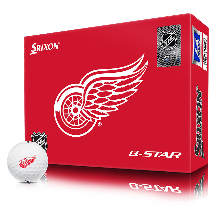 NHL LOGO Q-STAR Golf Balls,Detroit-Red-Wings