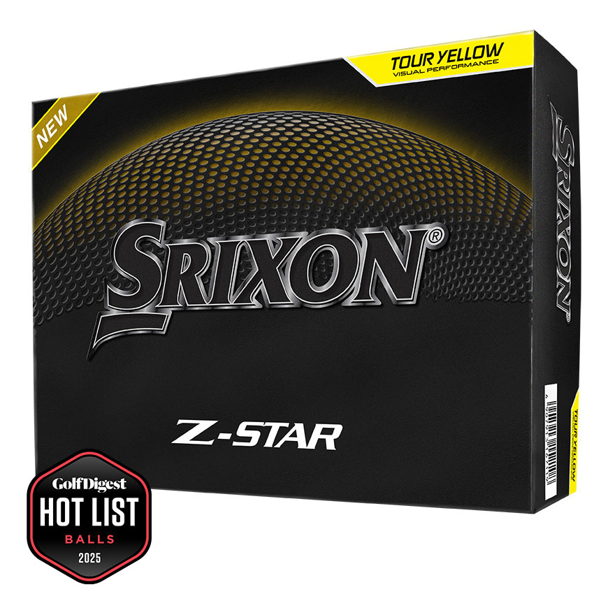 Srixon Z-STAR Tour Yellow golf ball dozen box