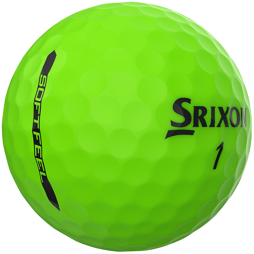 SOFT FEEL BRITE Golf Balls,Brite Green image number null