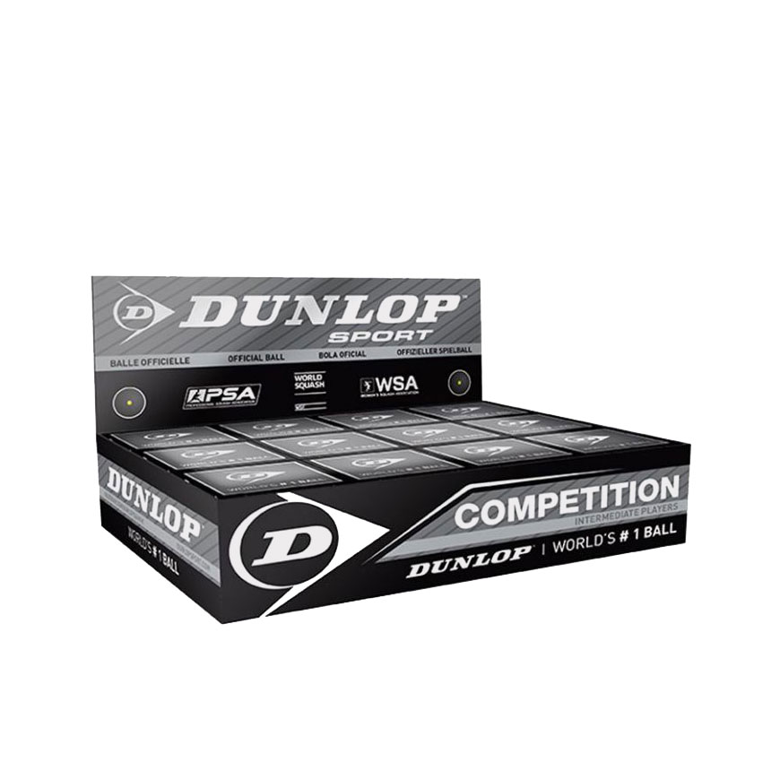 Accor Deens Overtreden Dunlop Competition (SYD) (12-Ball) Squash Box | Dunlop Sports US