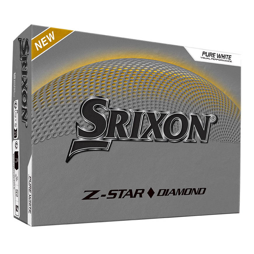 Z-STAR DIAMOND Golf Balls,Pure White image number null