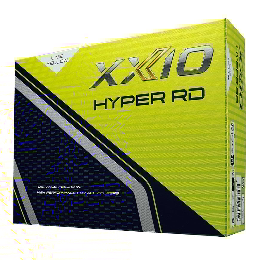 XXIO HYPER RD Golf Balls - Lime Yellow