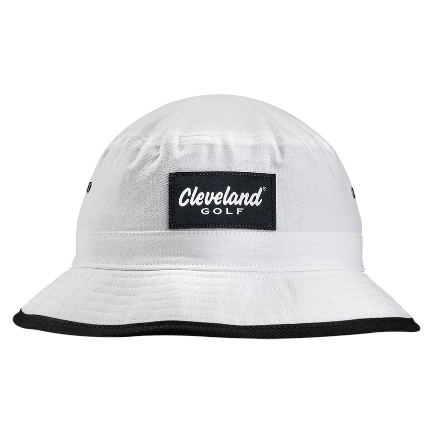 Cleveland Golf Bucket Hat,White/Black