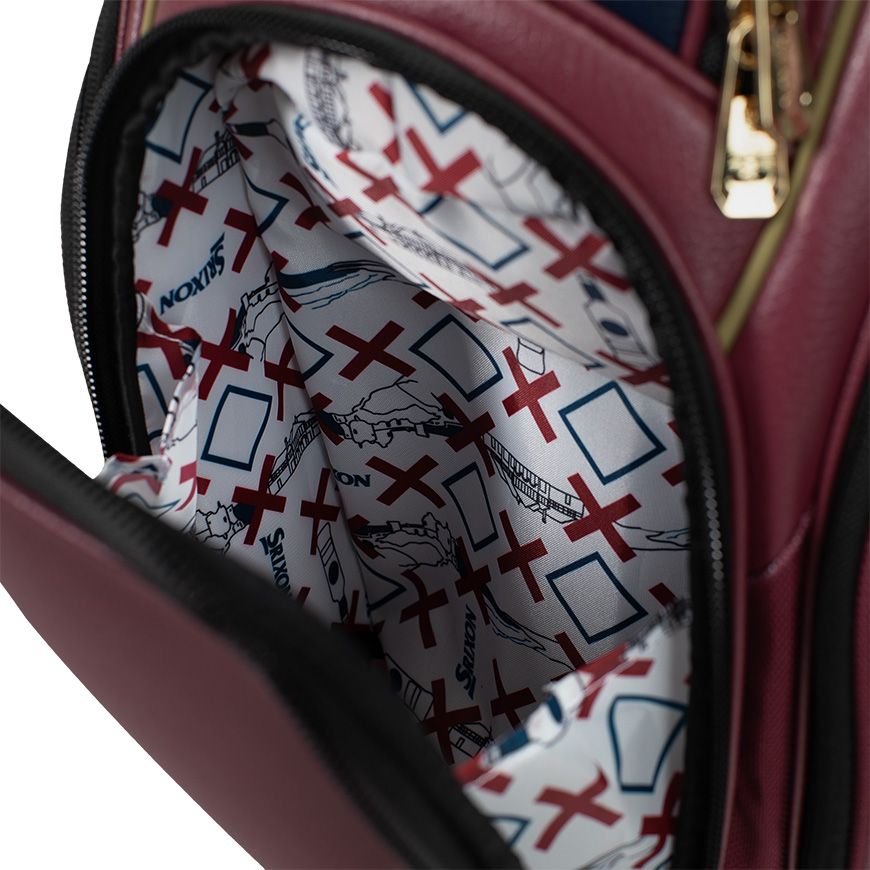 Summer Major Stand Bag,Wine/Navy image number null