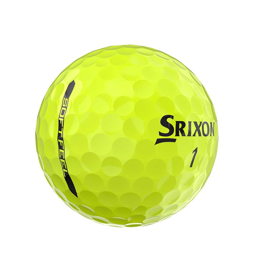 SOFT FEEL Golf Balls,Tour Yellow image number null