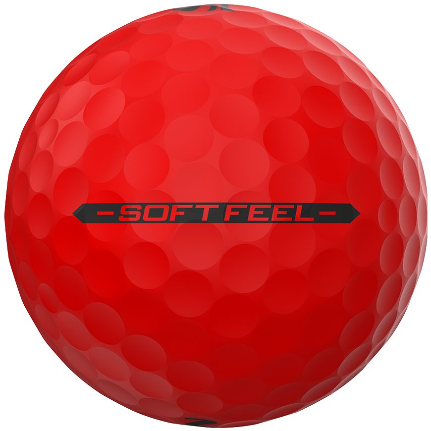 SOFT FEEL BRITE Golf Balls,Brite Red image number null