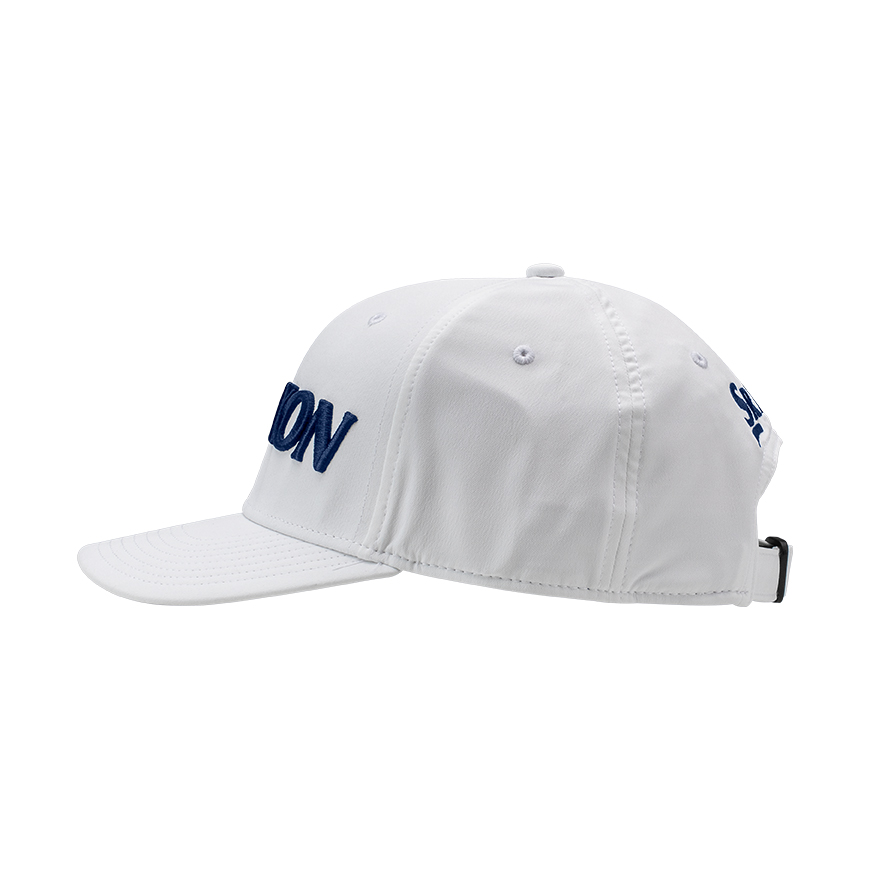 Authentic Structured Cap,White/Navy image number null