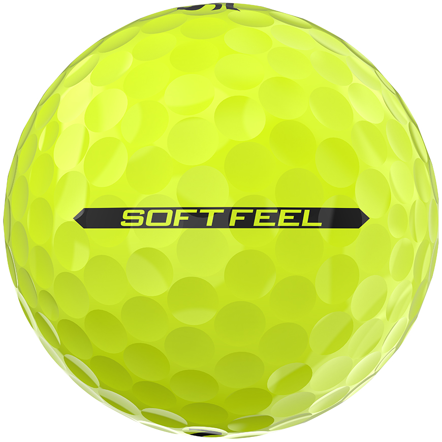 SOFT FEEL Golf Balls,Tour Yellow image number null