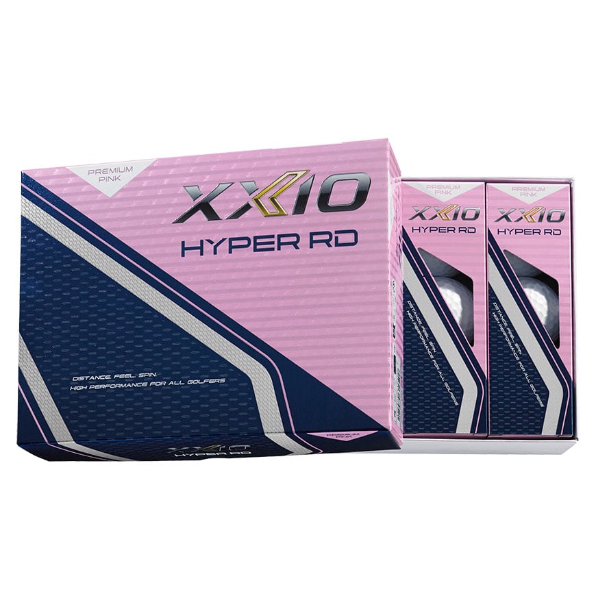XXIO HYPER RD Golf Balls,Premium Pink image number null